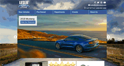 Desktop Screenshot of lesliemotors.com