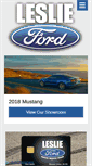 Mobile Screenshot of lesliemotors.com